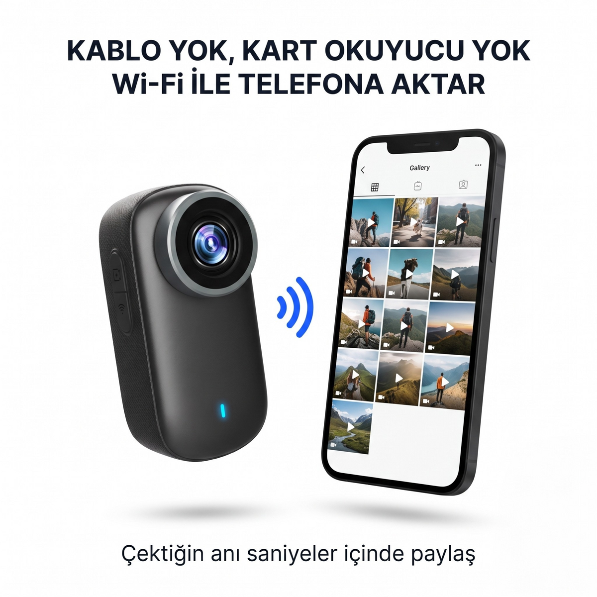 Snorae — Eller Serbest Aksiyon Kamerası
