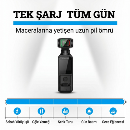 Snorae 4K Cep Kamerası — 5 Aparatlı Aksiyon Seti