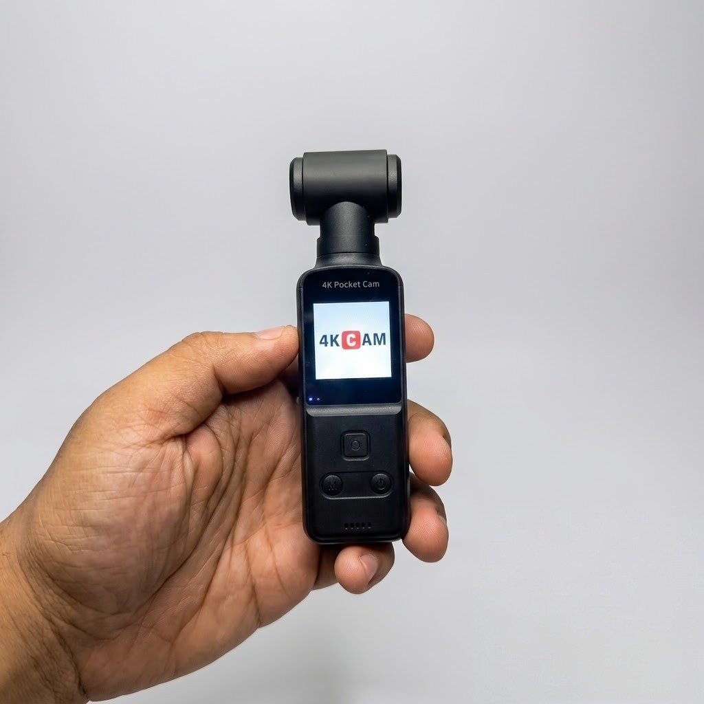 Snorae 4K Cep Kamerası — 9 Parça Set + Yaka Mikrofonu